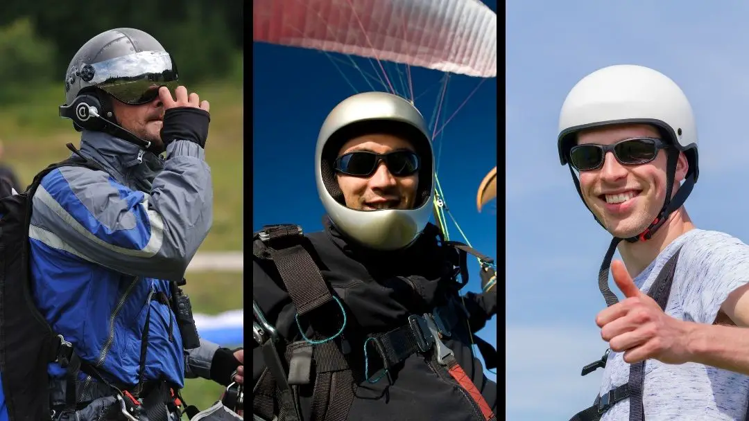 paragliding helmet