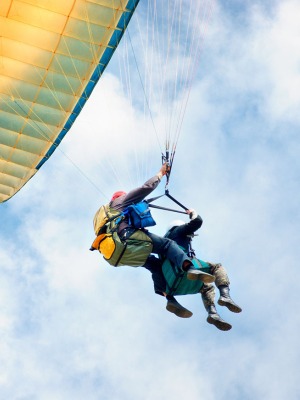 tandem paragliding harness